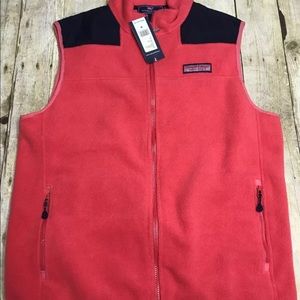 Vineyard Vines full zip fleece vest jacket